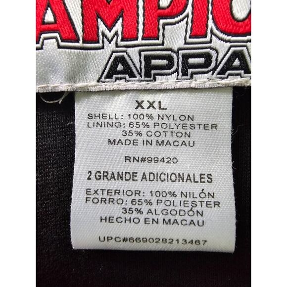 VTG Racing Champions Chevrolet NASCAR Jacket Red Black XXL Embroidered Logo - Picture 10 of 13